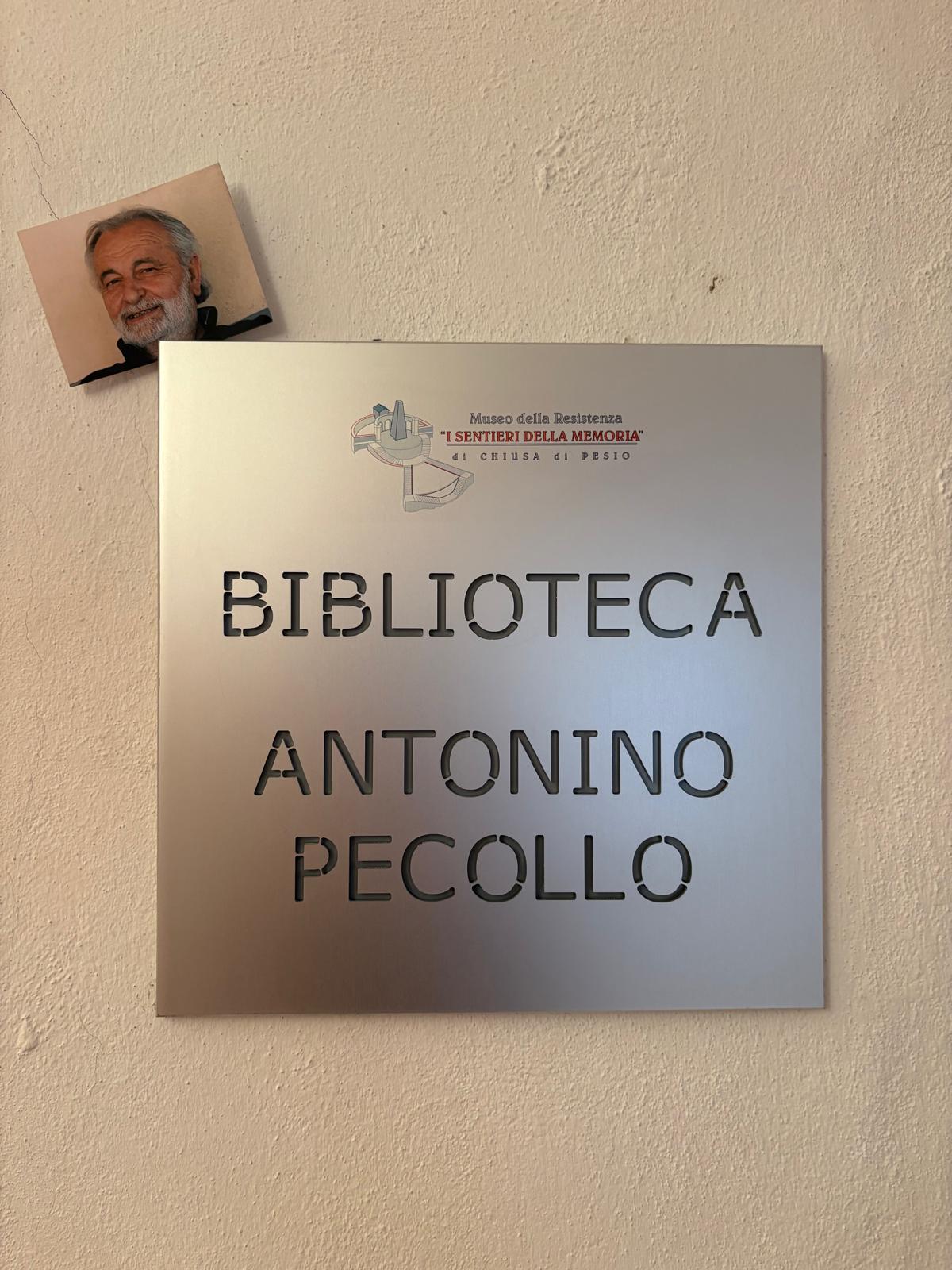 Intitolazione della Sala Biblioteca ad Antonino Pecollo